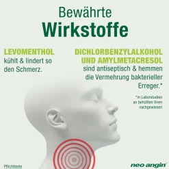 Halstabletten Kirsche zuckerfrei - bei beginnenden, lästigen Halsschmerzen|neo-angin Outlet