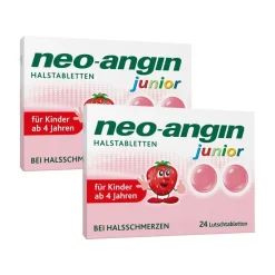 junior Halstabletten mit leckerem Erdbeergeschmack für Kinder ab 4 Jahren>neo-angin New