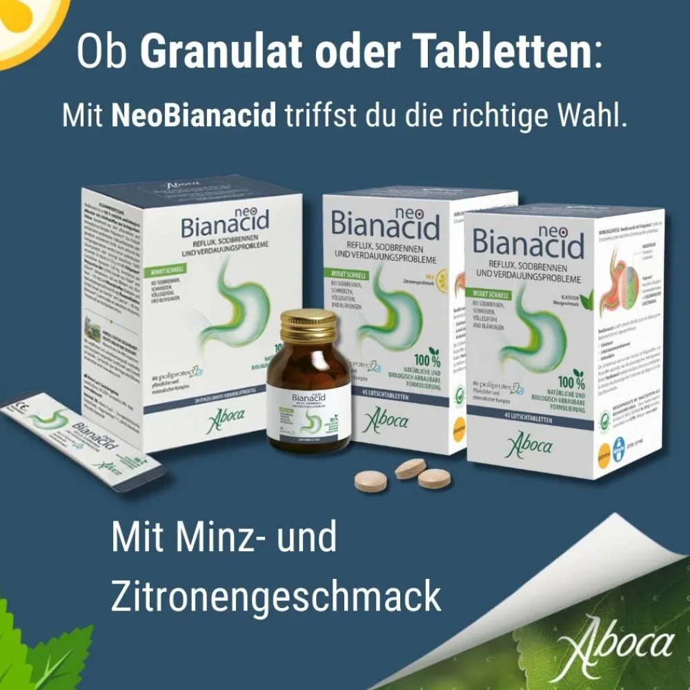 NeoBianacid Beutel: Natürlich wirksam bei Reflux und Verdauungsproblemen> Sale