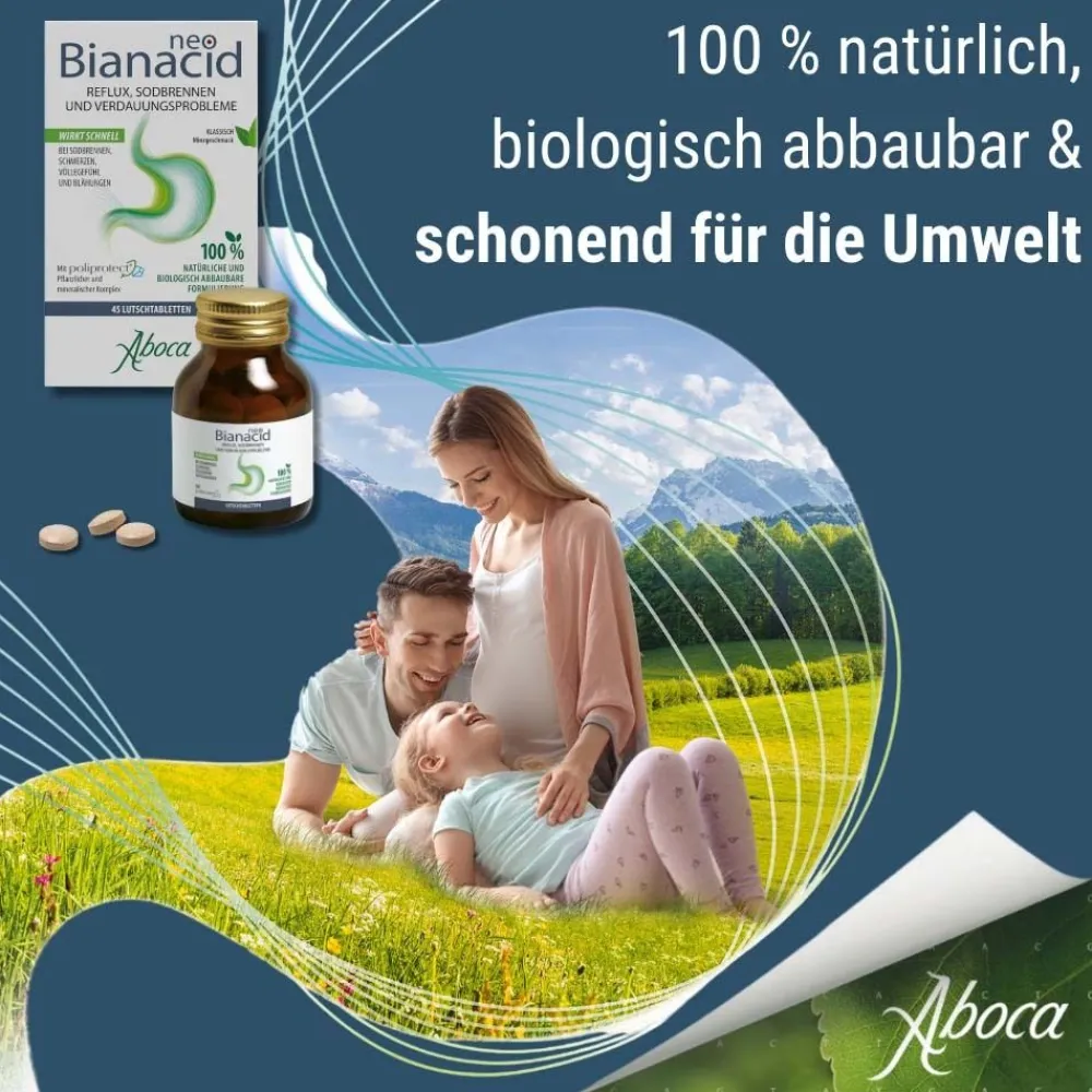NeoBianacid Tabletten Zitronengeschmack bei Reflux, Sodbrennen und Magenschmerzen| Hot
