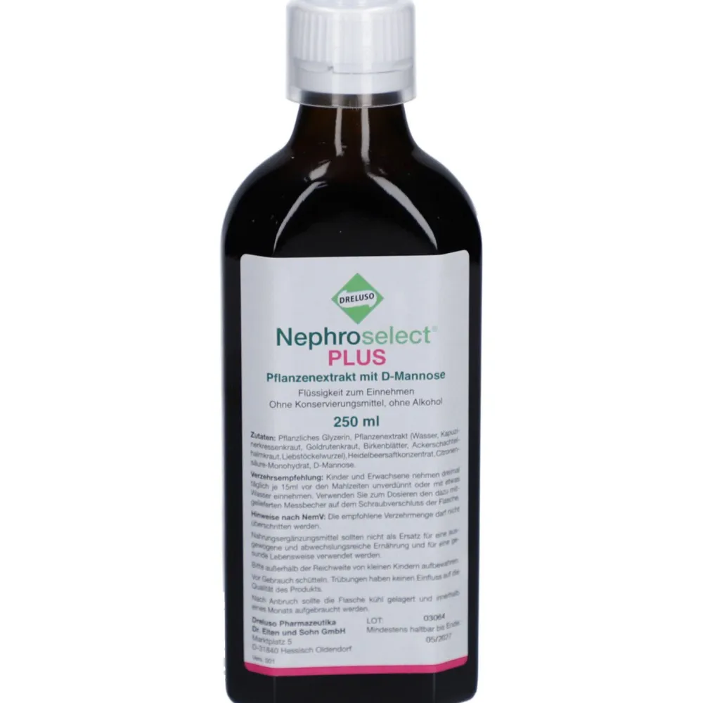 Nephroselect Plus Flüssigkeit mit D-Mannose und Heidelbeersaft> Sale