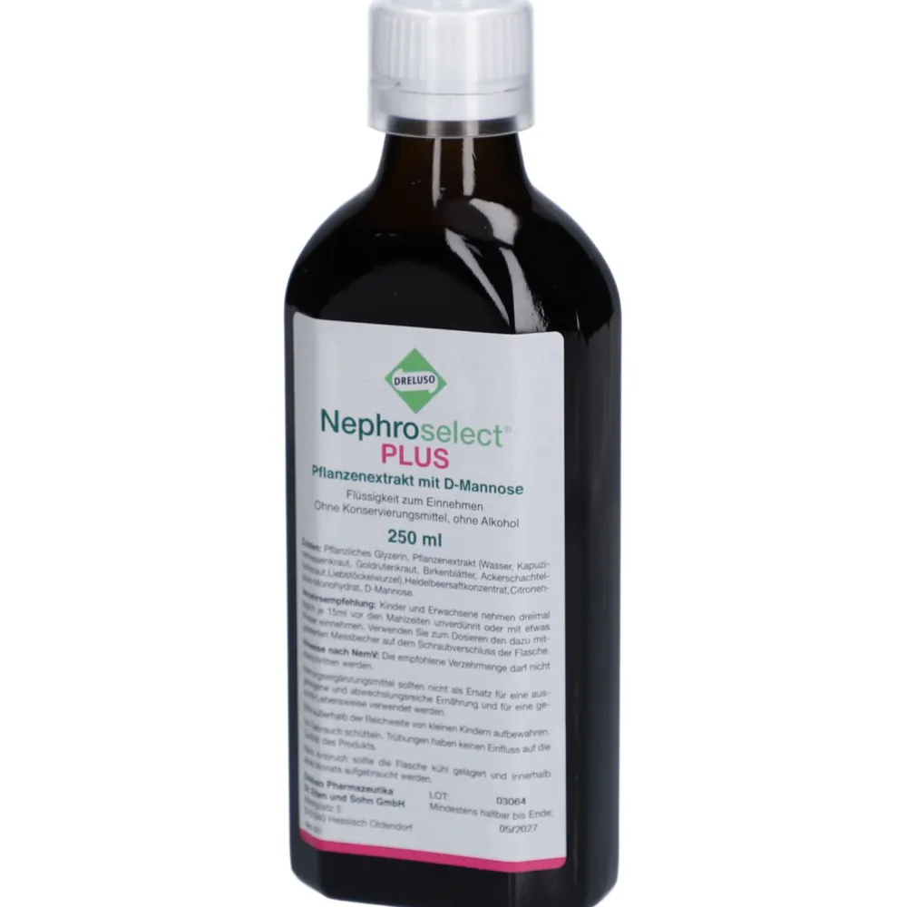 Nephroselect Plus Flüssigkeit mit D-Mannose und Heidelbeersaft> Sale