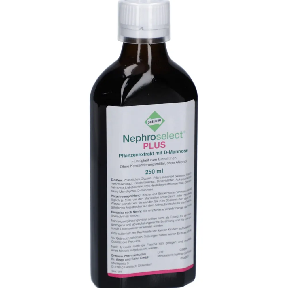 Nephroselect Plus Flüssigkeit mit D-Mannose und Heidelbeersaft> Sale