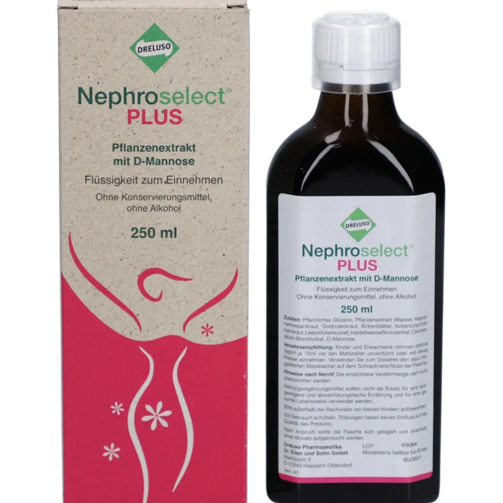 Nephroselect Plus Flüssigkeit mit D-Mannose und Heidelbeersaft> Sale