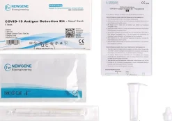 Newgene COVID-19 Antigen Laientest | Nasenabstrich + GRATIS BLT Desinfektionsmittel> Hot