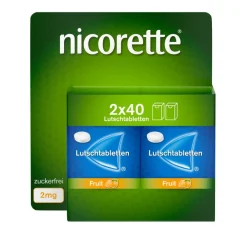 Fruit 2 mg: Nikotin Lutschtabletten zur Rauchentwöhnung|Nicorette Sale