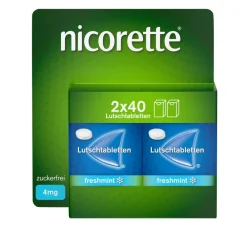 Lutschtablette freshmint 4 mg Nikotin zum Rauchen aufhören>Nicorette Discount