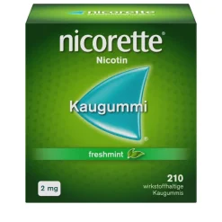 2 mg Nikotinkaugummi freshmint zum Rauchen aufhören|Nicorette