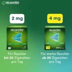 2 mg Nikotinkaugummi freshfruit zum Rauchen aufhören|Nicorette