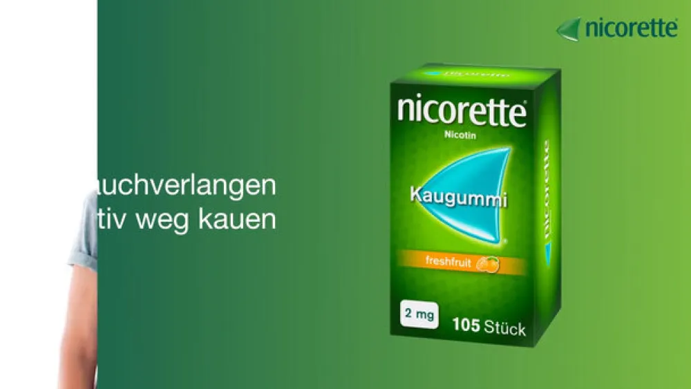 4 mg Nikotinkaugummi whitemint zum Rauchen aufhören|Nicorette Clearance