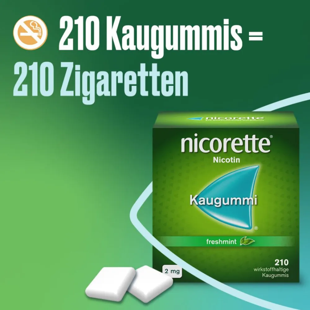 4 mg Nikotinkaugummi freshfruit zum Rauchen aufhören>Nicorette New