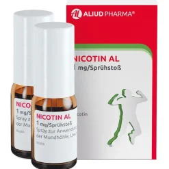 Nicotin AL 1 mg / Sprühstoß zur Rauchentwöhnung| Sale