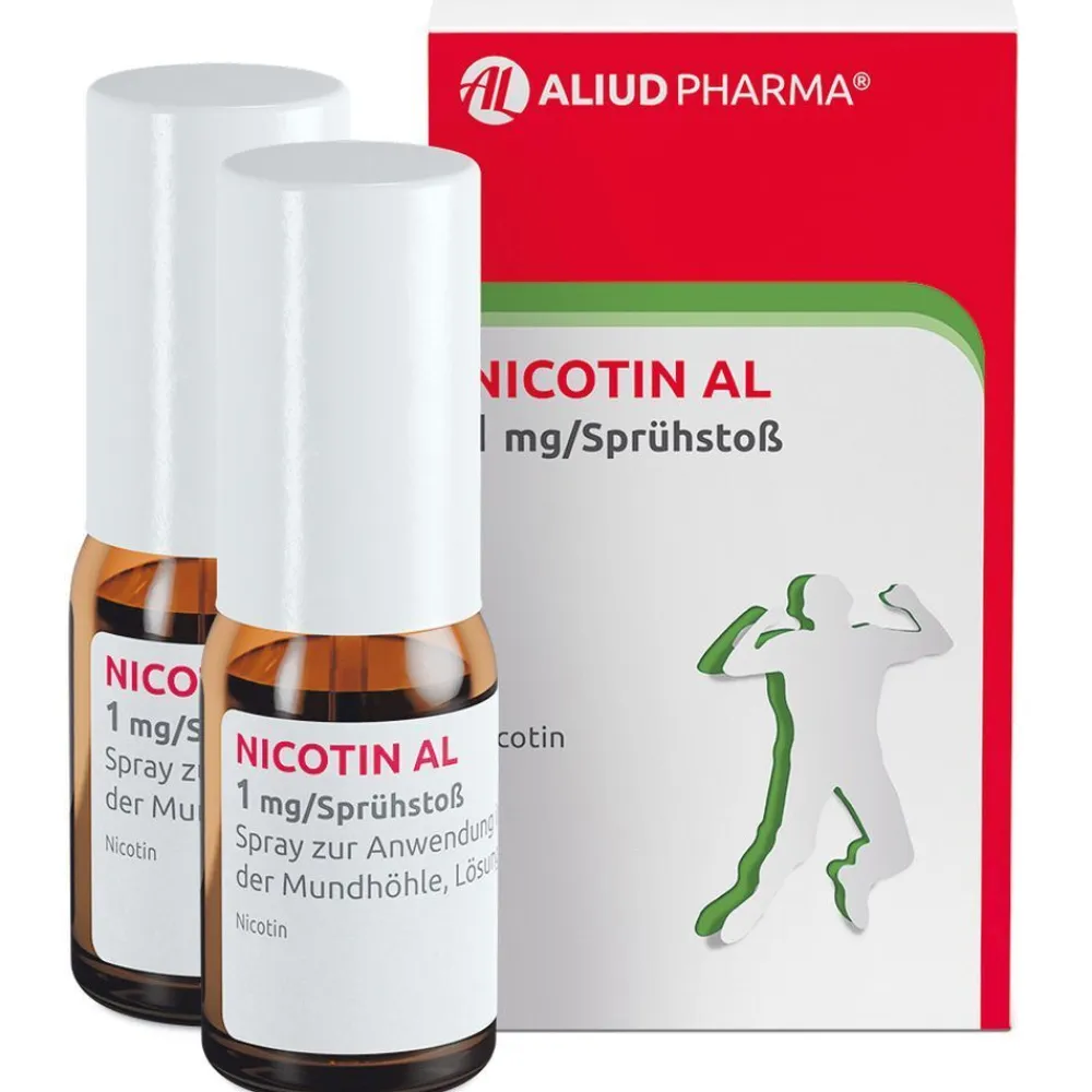 Nicotin AL 1 mg / Sprühstoß zur Rauchentwöhnung| Sale