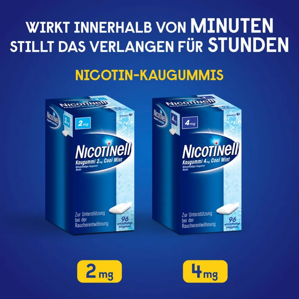 ® 4mg Cool Mint Kaugummi>Nicotinell Hot