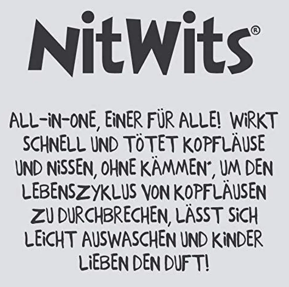 NitWits Läusemittel Kopfläuse - All-In-One Läuse Abwehrspray gegen Läuse und Nissen> Best