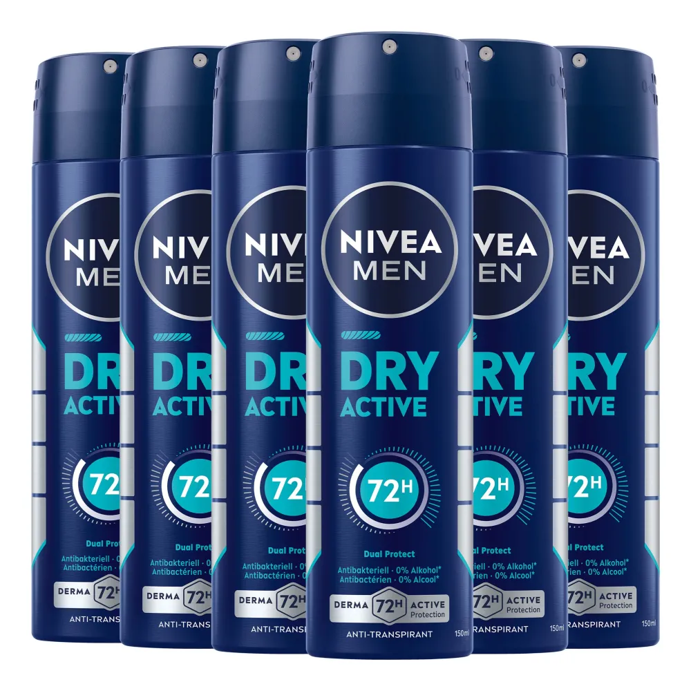 NIVEA Deodorant Men Dry Active Deo Spray|