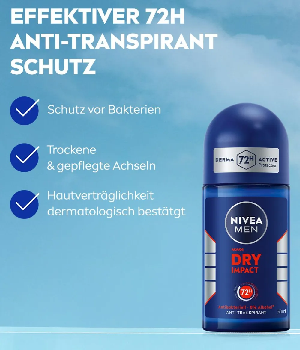 MEN Deodorant Dry Impact Deo Roll-On>Nivea Outlet