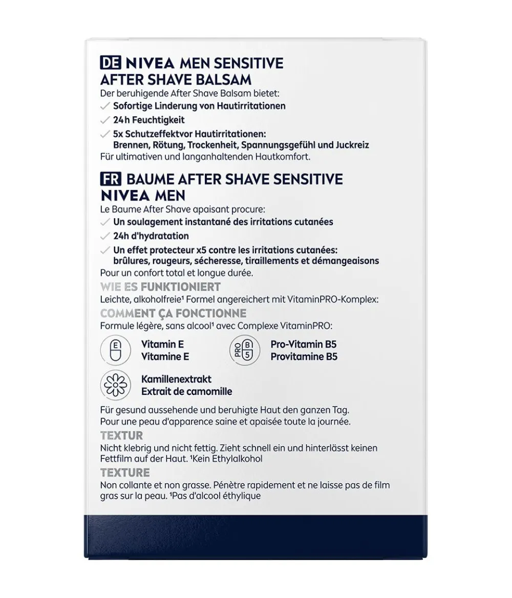 NIVEA MEN Sensitive After Shave Balsam| Outlet