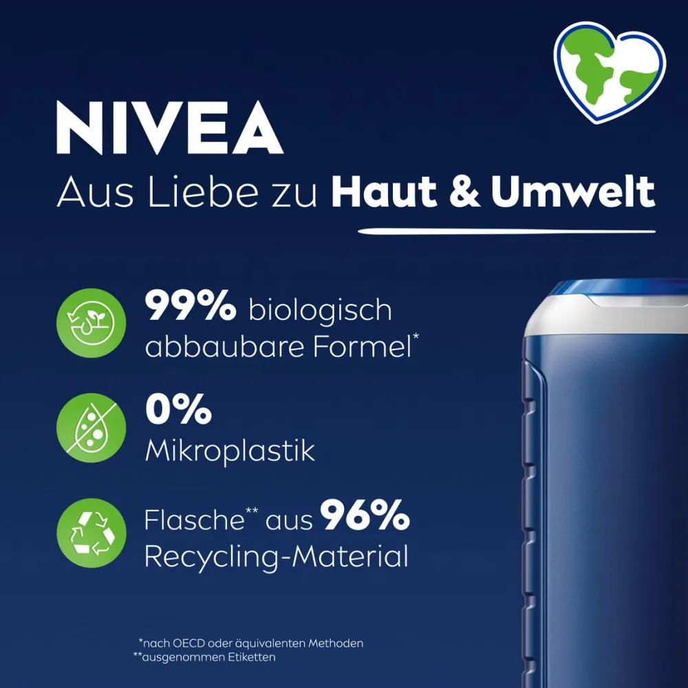 MEN Sport Duschgel 3in1 Körper Gesicht Haar|Nivea Clearance