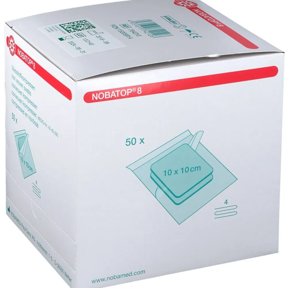 NOBATOP® 8 10x10 cm steril| Hot