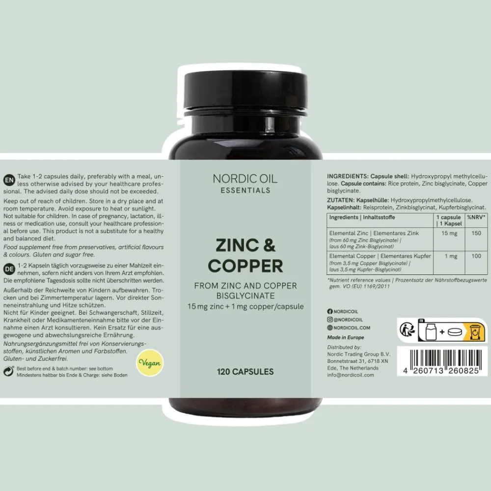 Nordic Oil Zink Kapseln>