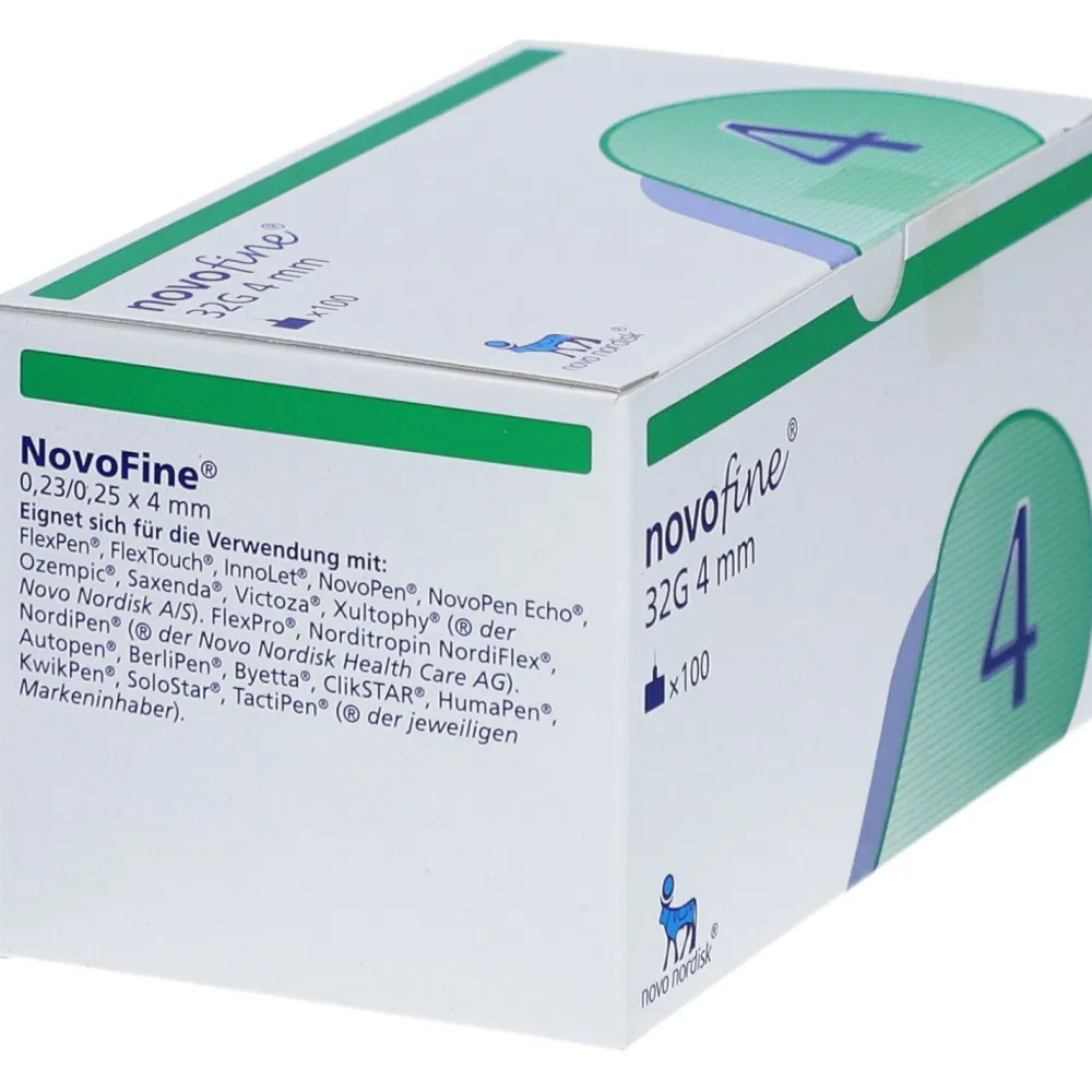 NovoFine® Kanülen 32 G, 4 mm> Clearance