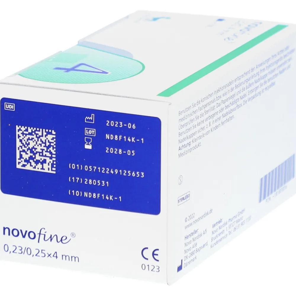 NovoFine® Kanülen 32 G, 4 mm> Clearance