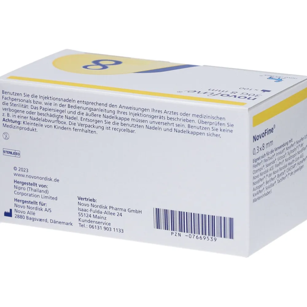 NovoFine® 8mm 30g TW Injektionsnadeln| Outlet