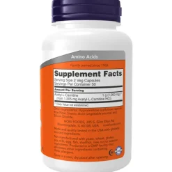 , Acetyl-L-Carnitine, 500mg|now foods Online