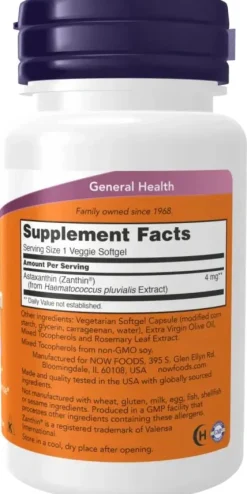 Astaxanthin 4 mg|now foods Outlet