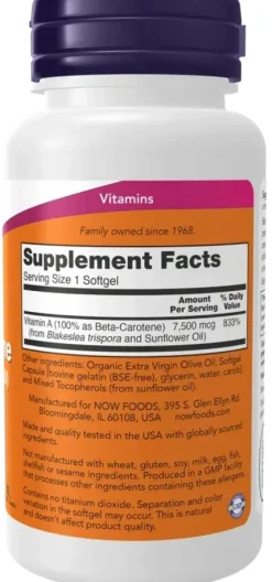 Beta-Carotin|now foods Sale