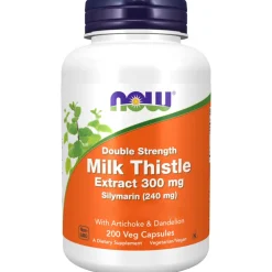, Double Strength Milk Thistle Extract, Silymarin (240mg), 300mg>now foods Online