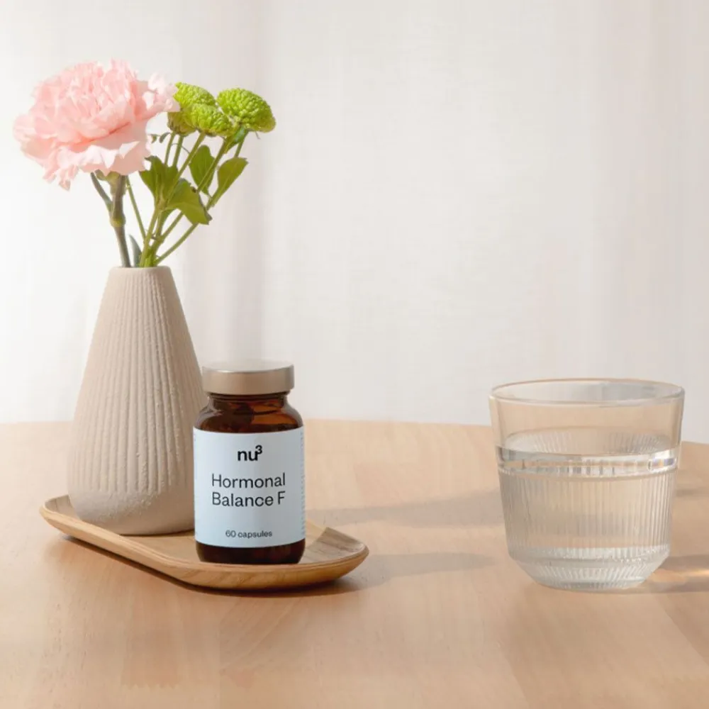 Hormonal Balance F – mit Mönchspfeffer & Vitamin B6 zur Unterstützung der weiblichen Hormontätigkeit|Nu3 Clearance