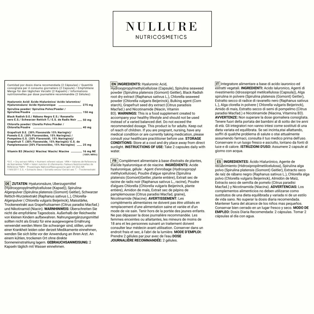 Nullure Hyaluronsäure-Komplex> Clearance