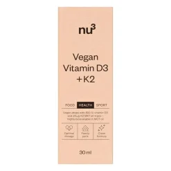 Premium Vegan Vitamin D3 + K2|Nu3 Best