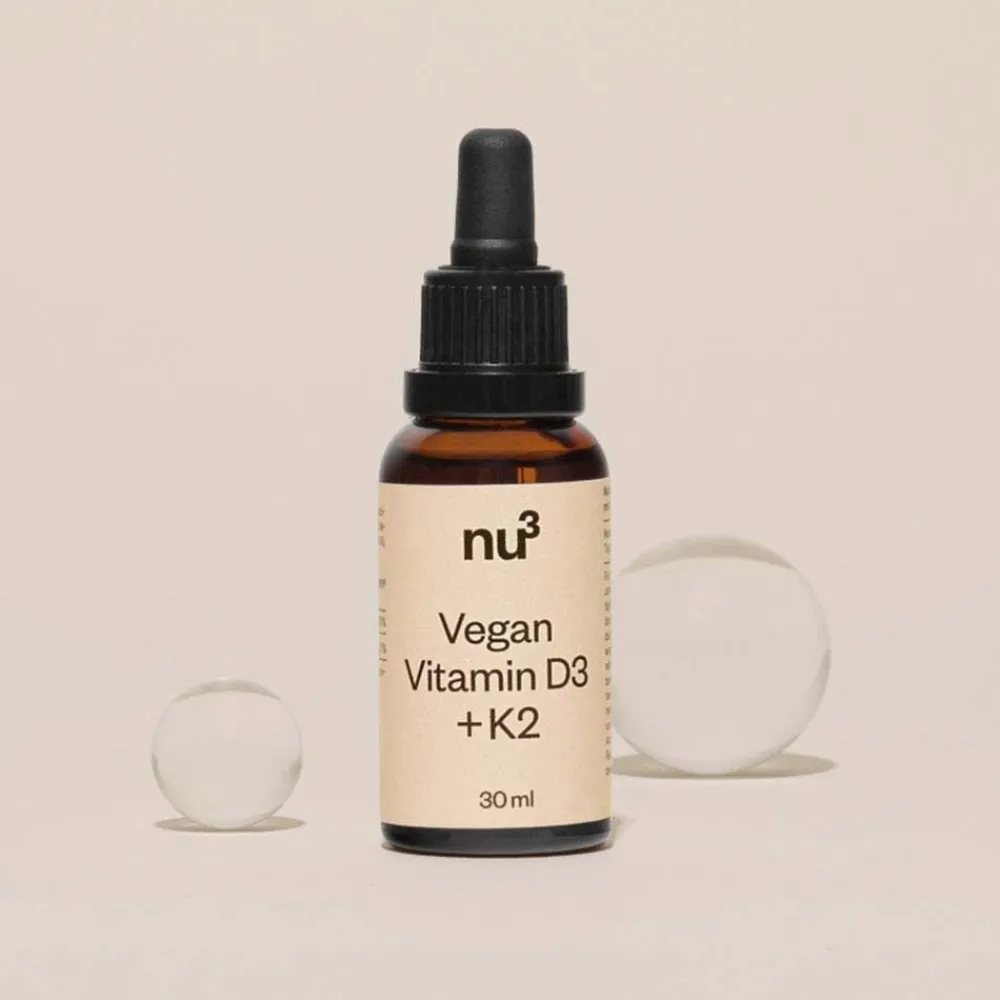 Premium Vegan Vitamin D3 + K2|Nu3 Best
