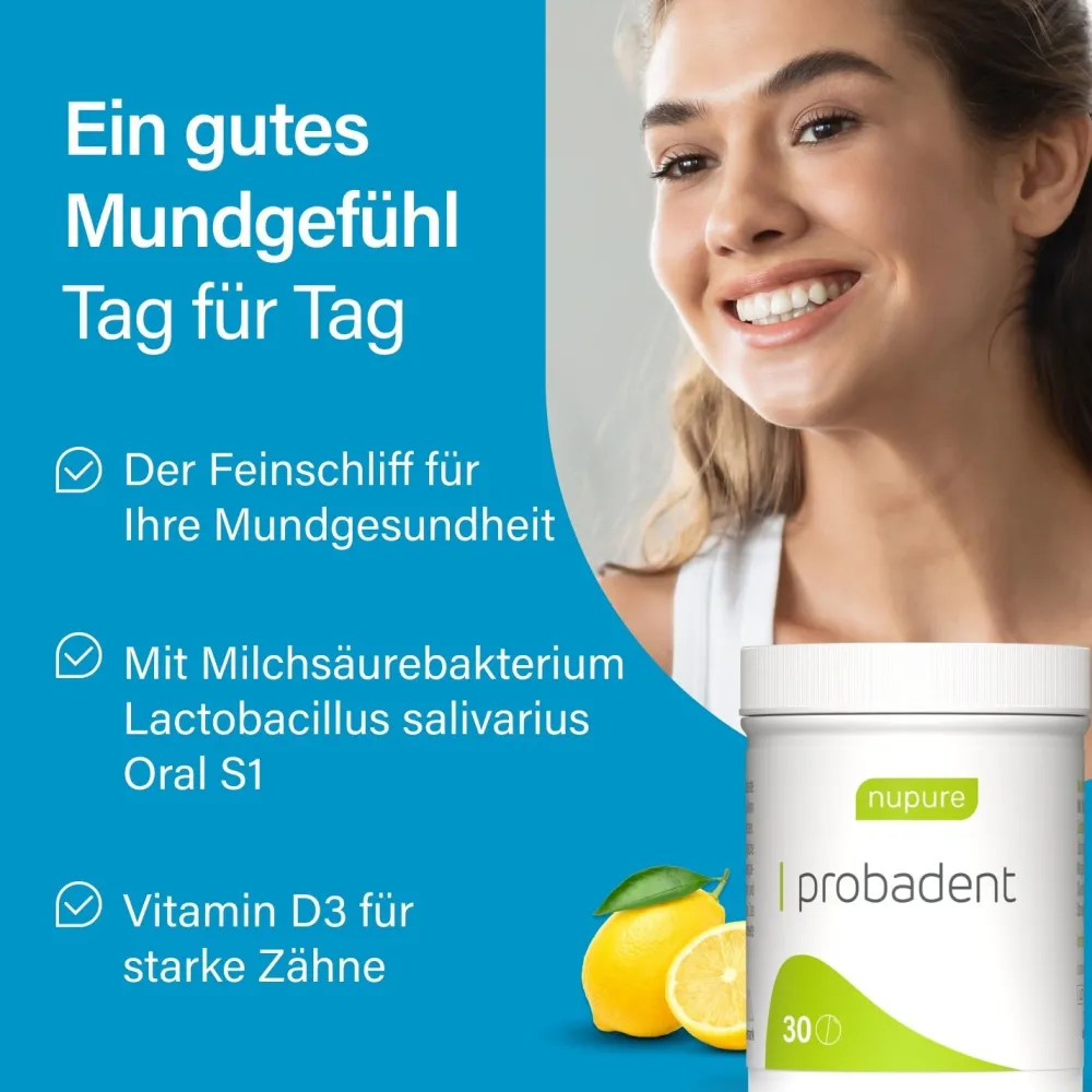 Nupure probadent - Lutschtabletten gegen Mundgeruch> Discount