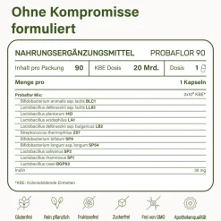 Nupure probaflor - Kapseln mit 11 wertvollen Bakterienkulturen plus Inulin| Sale