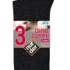 NUR DER Socken Ohne Gummi 3er Pack - schwarz - Größe 39-42> Best