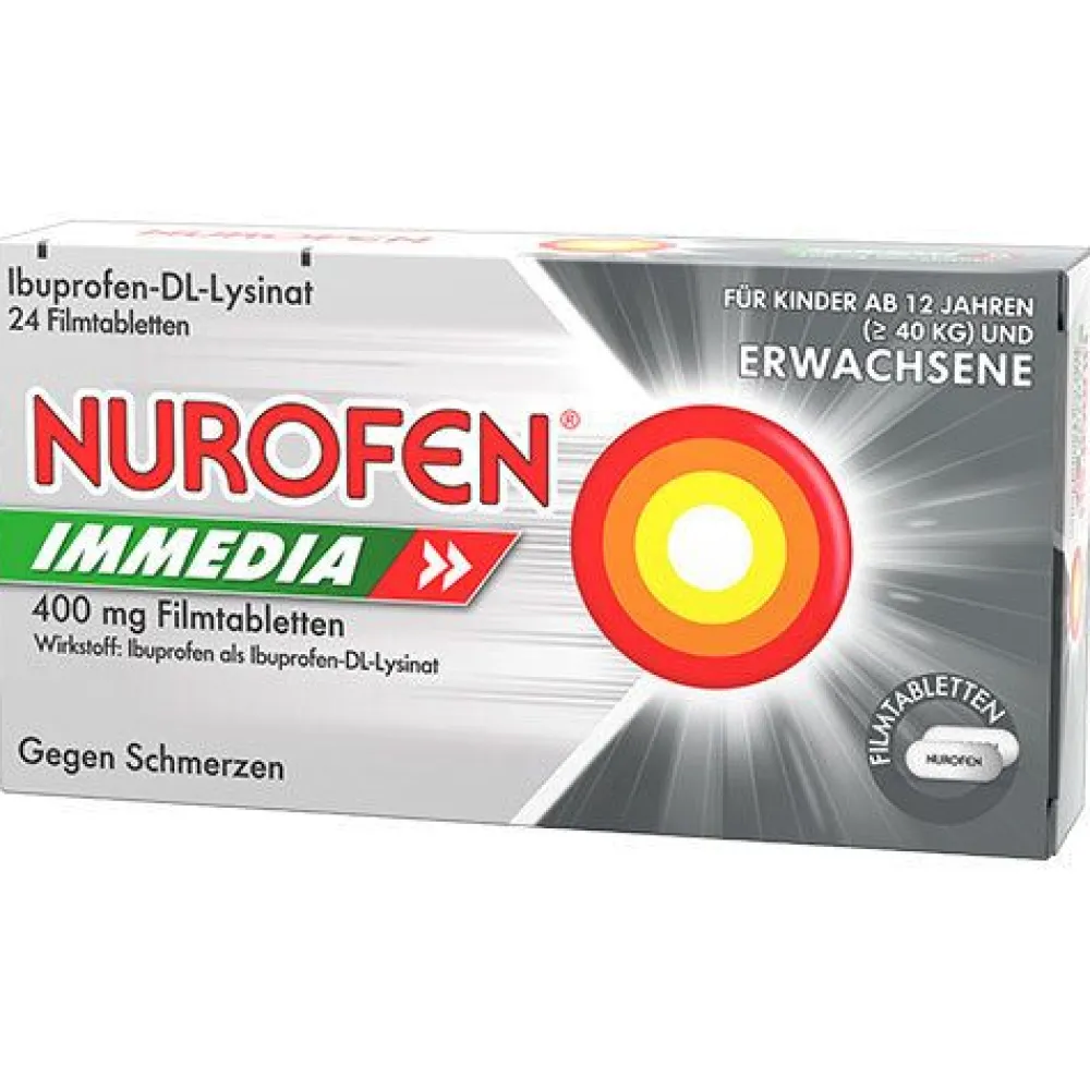 Immedia Filmtabletten 400mg Ibuprofen|Nurofen