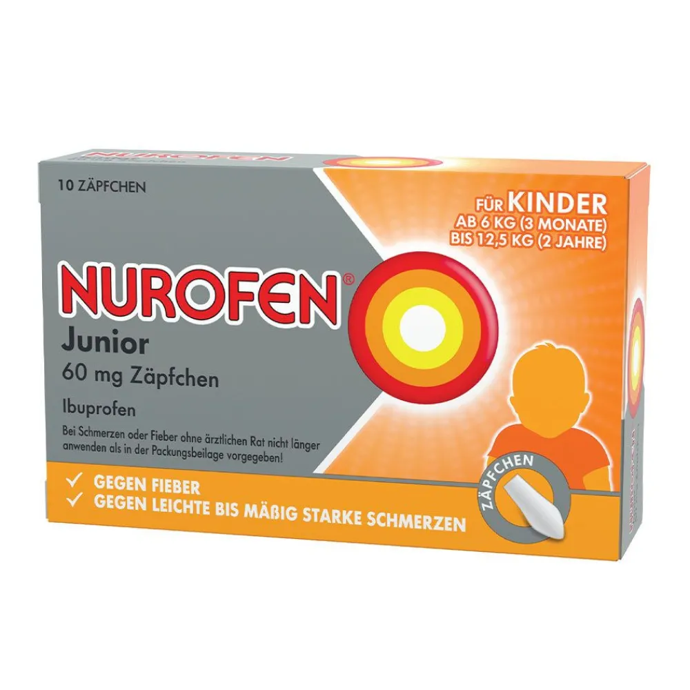 ® Junior 60 mg Zäpfchen für Kinder>Nurofen