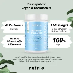 Basenpulver - Basencitrat Pulver - Säure Basen Haushalt|nutri+ New