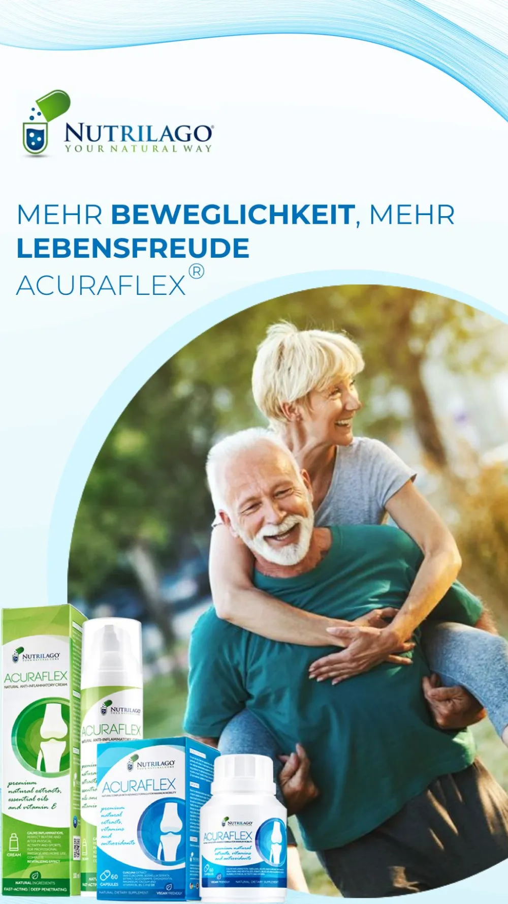 Nutrilago® ACURAFLEX Komplett - FÜR MEHR BEWEGLICHKEIT| Clearance