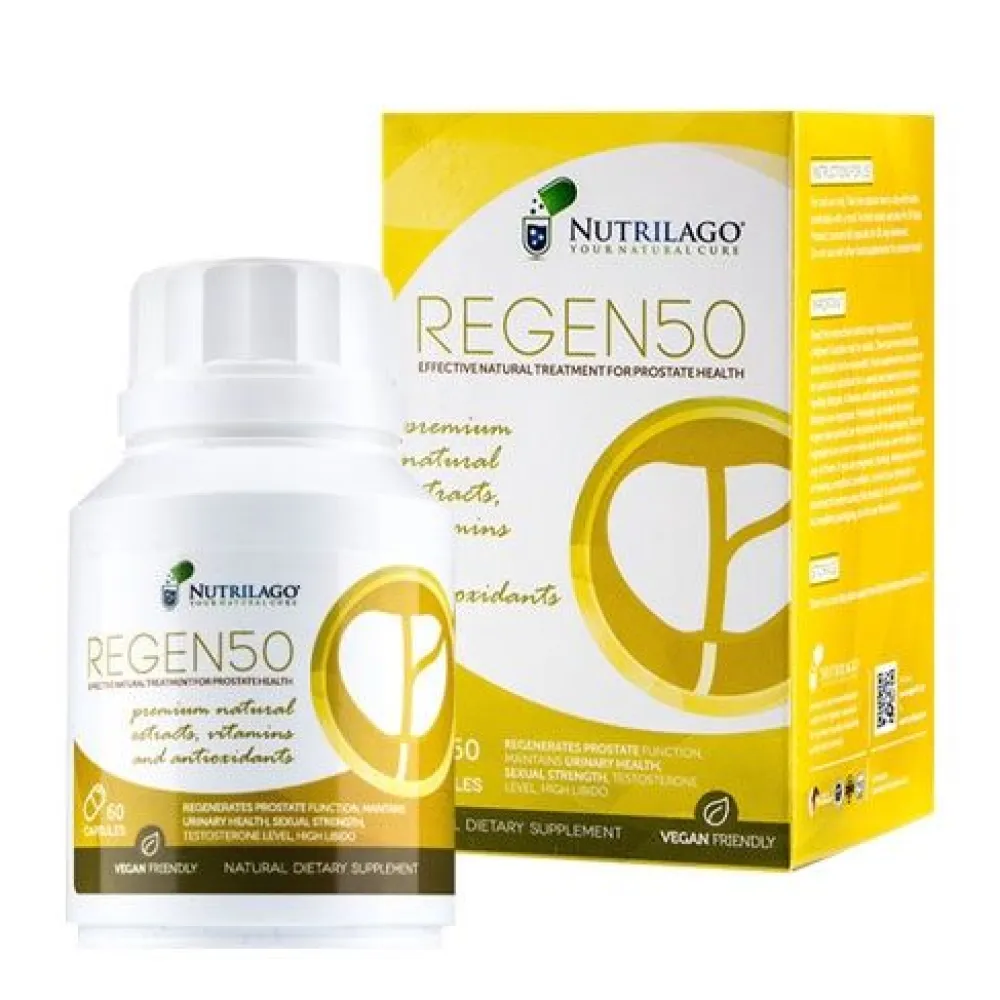 Nutrilago® REGEN50 - PROSTATA UND BLASE , Premium Komplex-Reich an Beta-Sitosterol uvm.> Online
