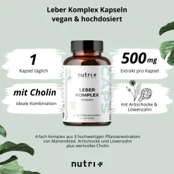 nutri+ Leberkomplex Kapseln|