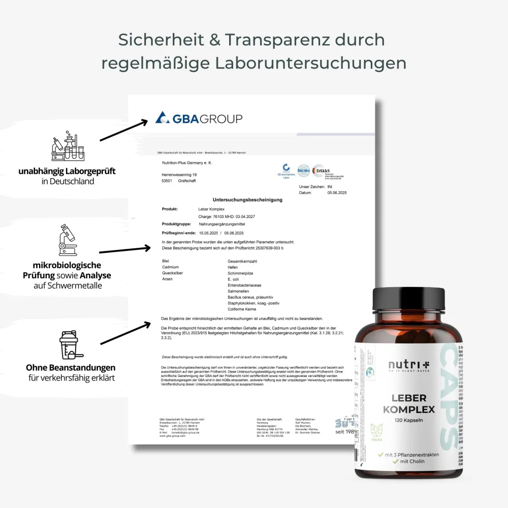 nutri+ Leberkomplex Kapseln|