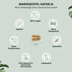 Mariendistel Kapseln mit Artischocke + Löwenzahn>nutri+ Sale