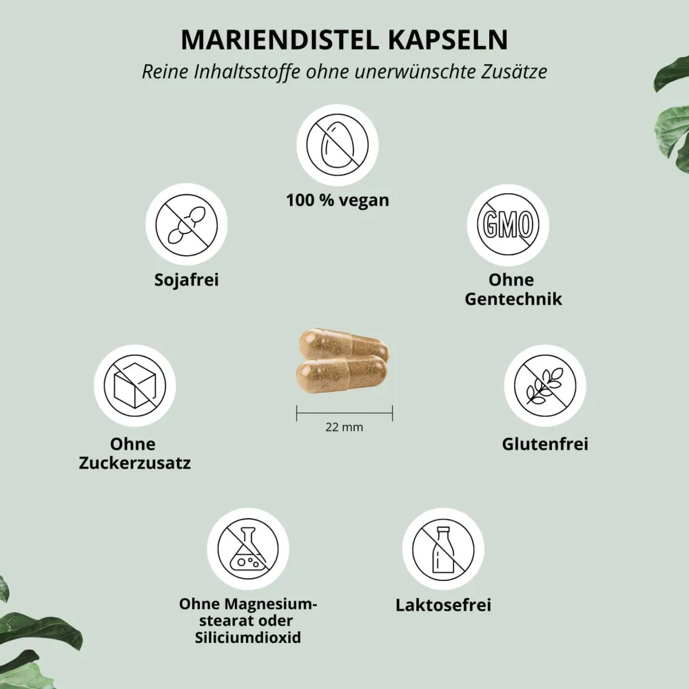 Mariendistel Kapseln mit Artischocke + Löwenzahn>nutri+ Sale