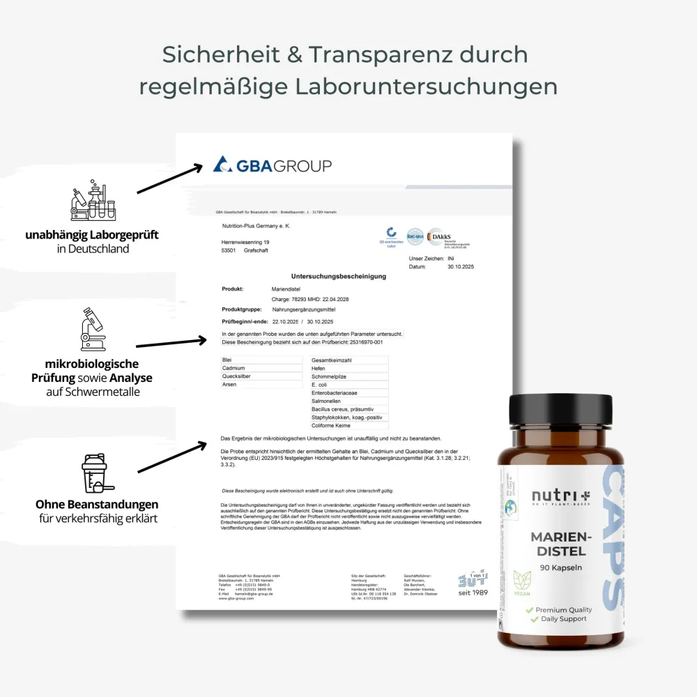 Mariendistel Kapseln mit Artischocke + Löwenzahn>nutri+ Sale