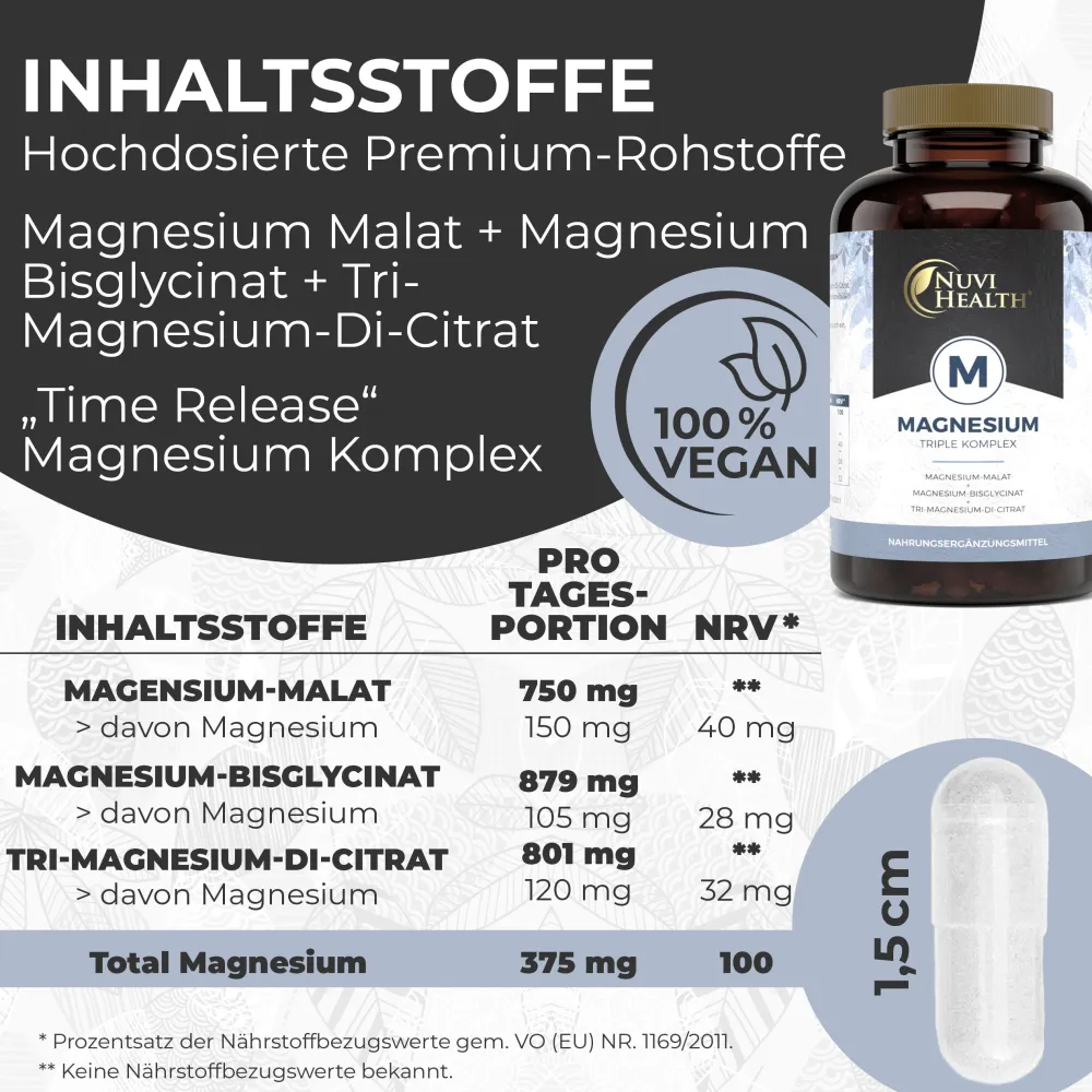 Nuvi Health Magnesium Komplex> Discount